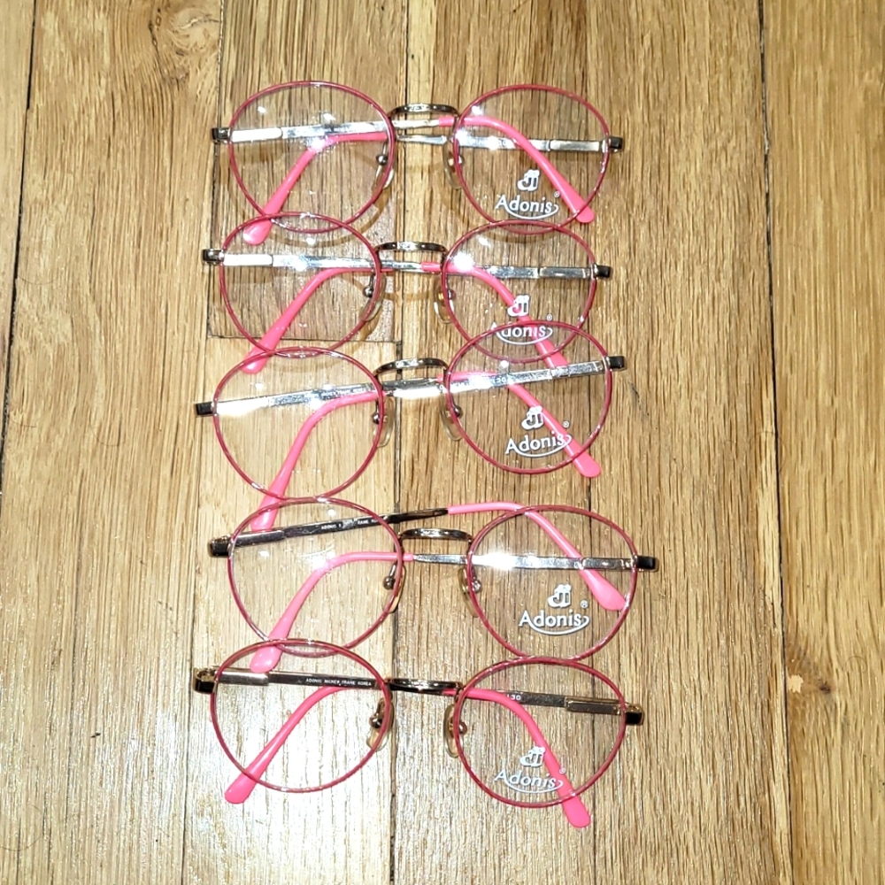 New Vintage lots of 5 Adonis eyeglasses  frames